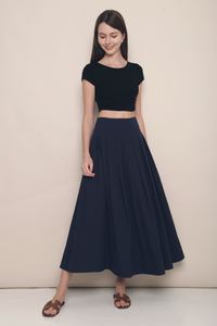 Sora Ballet Core Cropped Top Black