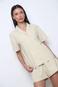 Sweet Slumber Gingham Pajamas Set Sunshine