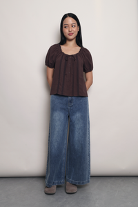 Sweet Talk Lace Top Brown (Backorder)
