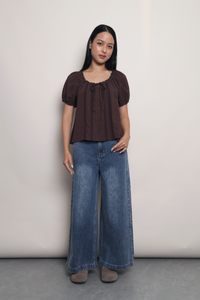 Sweet Talk Lace Top Brown (Backorder)
