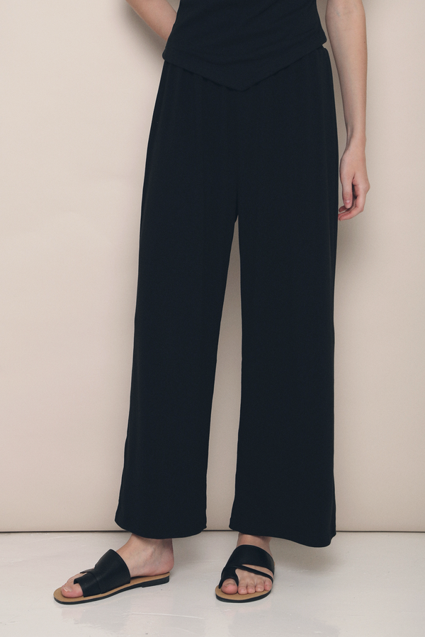 Vely Wide Leg Pants Black