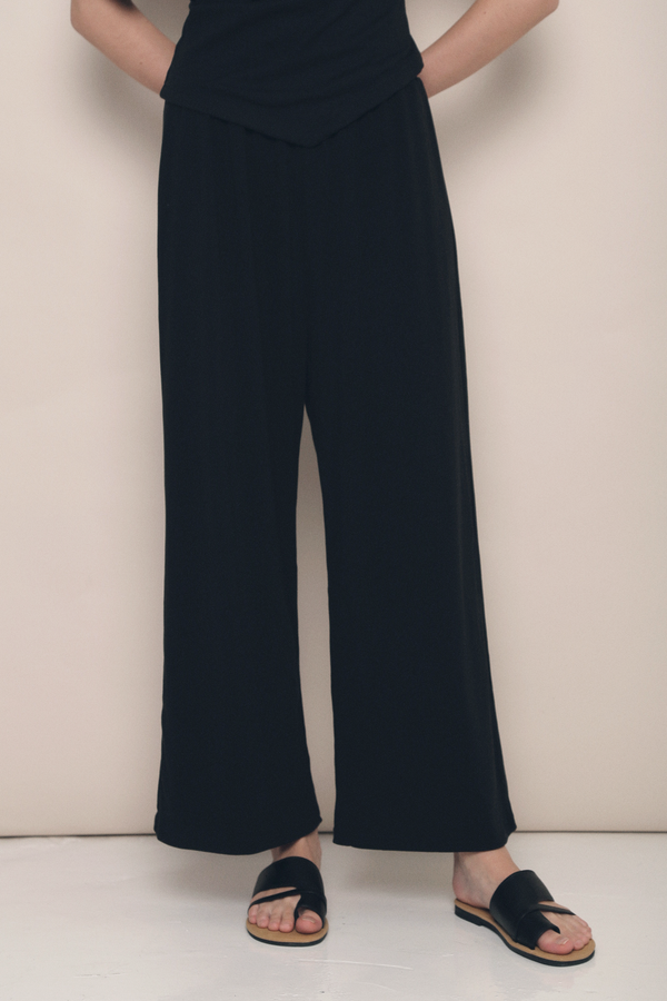 Vely Wide Leg Pants Black