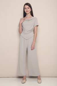 Vely Wide Leg Pants Grey