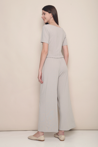 Vely Wide Leg Pants Grey