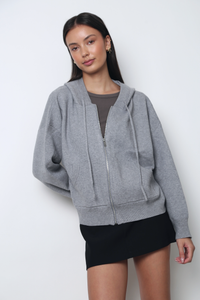 Warm Hug V2 Knit Hoodie Grey (Backorder)