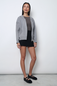 Warm Hug V2 Knit Hoodie Grey (Backorder)