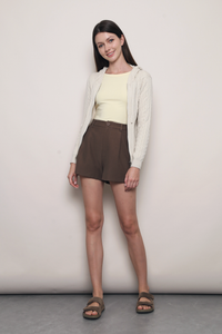 Westbourne Cable Knit Hoodie Oat (Backorder)