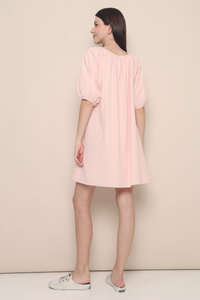 Wilder Scoop Neck Dress Dust Pink 