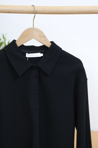 Wimbledon Polo Sweat Shirt Black