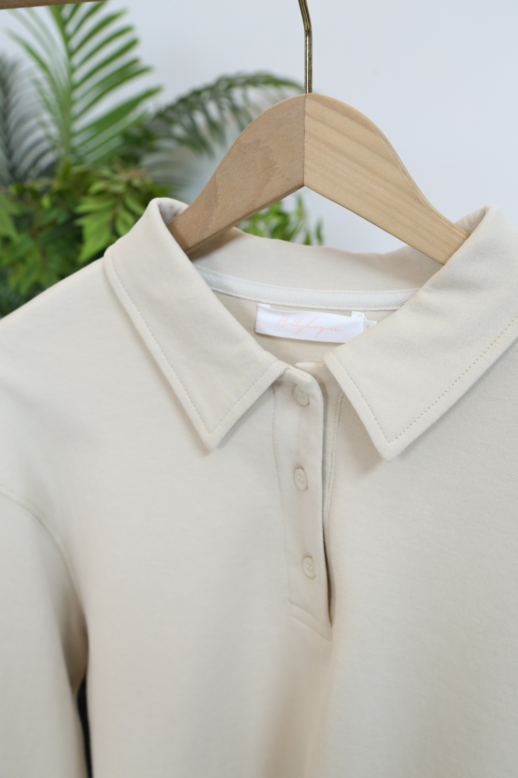 Wimbledon Polo Sweat Shirt Oat