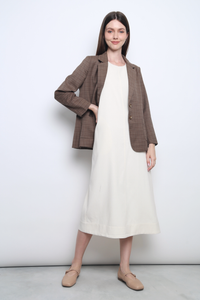 Windsor Checkered Blazer Brown